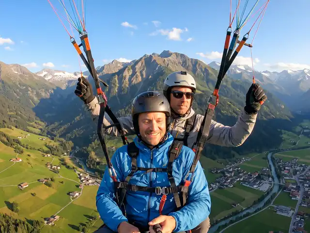 Tandemflug Finkenberg - das Zillertal