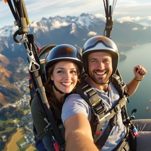 Tandemflug Zwölferhorn - der Wolfgangsee