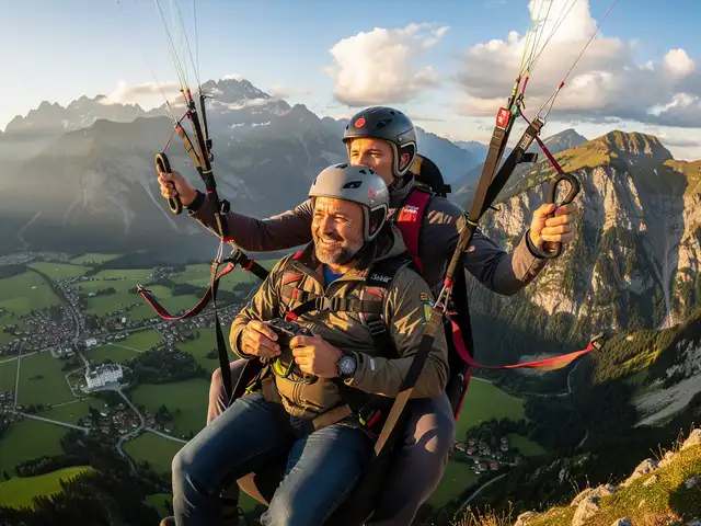 Tandemflug Oberammergau - der Laber