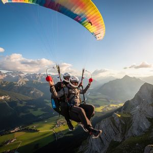 Tandemflug Werfenweng - die Bischlinghöhe