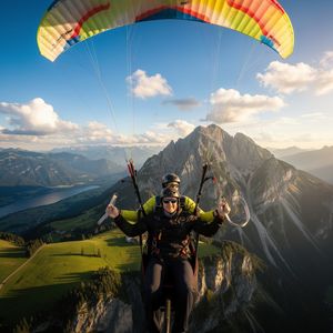Tandemflug Hochries - der Chiemsee