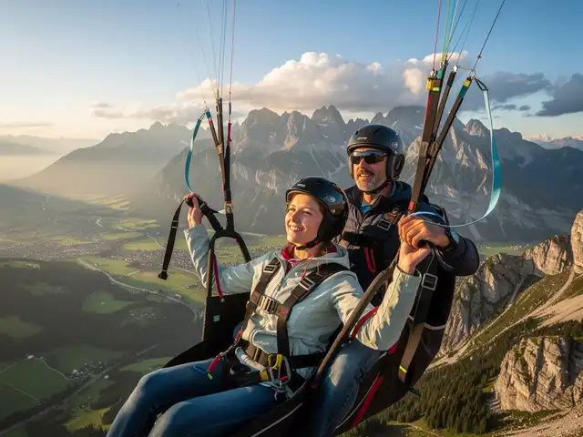 Tandemflug Ellmau - das Kaisergebirge