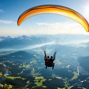 Tandemflug Kampenwand - der Chiemsee