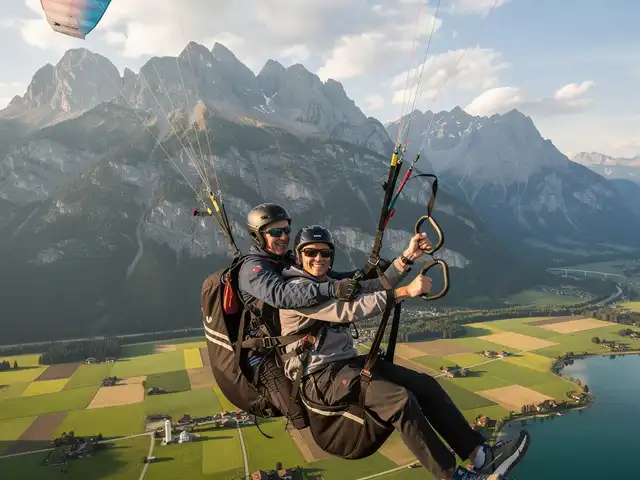 Tandemflug Erlebnis Kössen