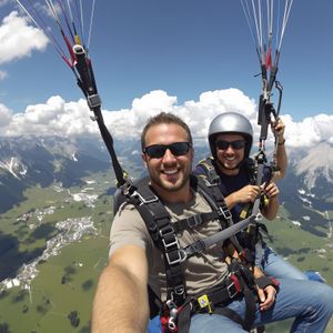 Tandemflug Crans-Montana - das Wallis
