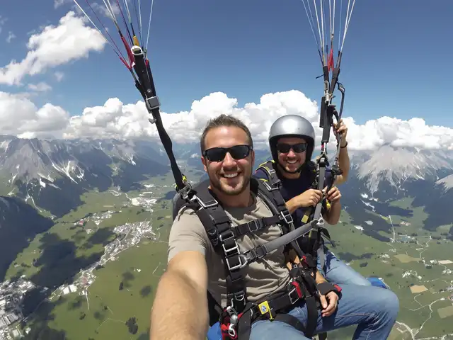 Tandemflug Crans-Montana - das Wallis