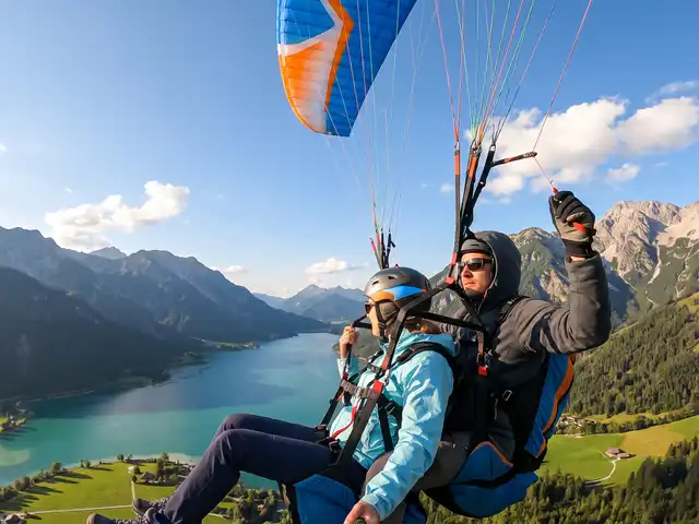 Tandemflug Achensee - der Achensee