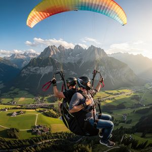 Tandemflug Ellmau - das Kaisergebirge