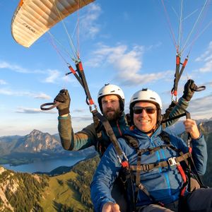 Tandemflug Hochries - der Chiemsee