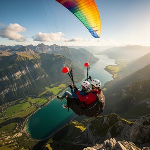 Tandemflug Achensee - der Achensee