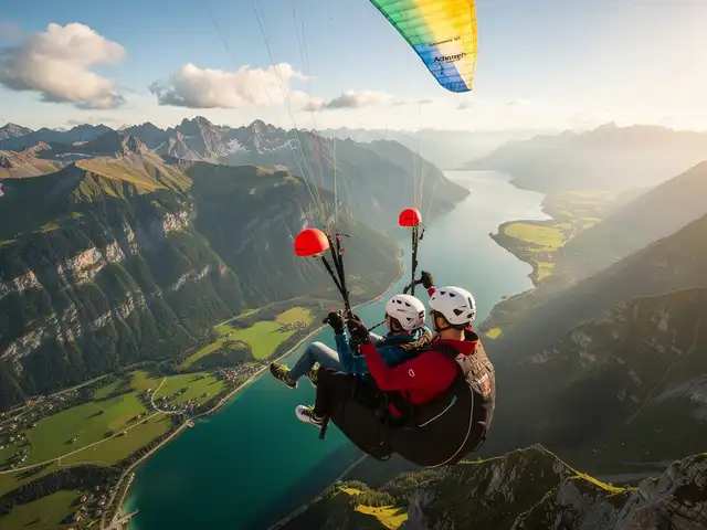 Tandemflug Achensee - der Achensee