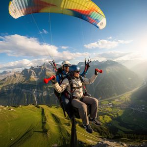 Tandemflug Crans-Montana - das Wallis