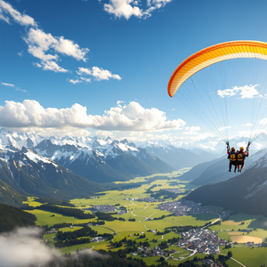 Tandemflug Finkenberg - das Zillertal