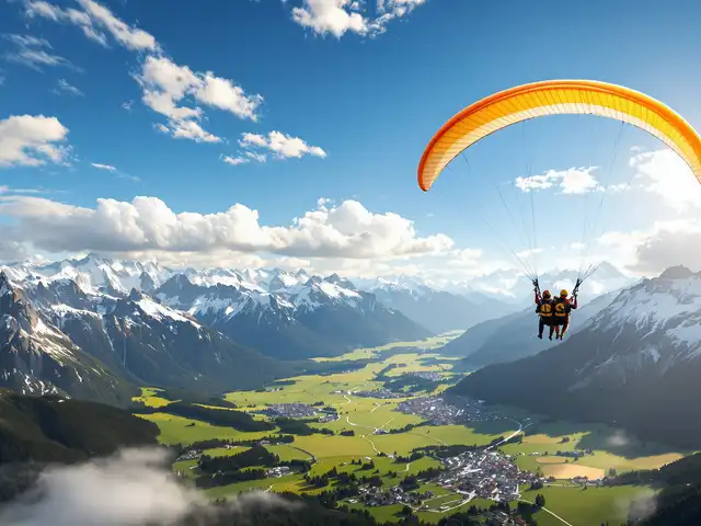 Tandemflug Finkenberg - das Zillertal