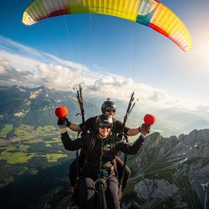 Tandemflug Hochfelln - der Chiemgau