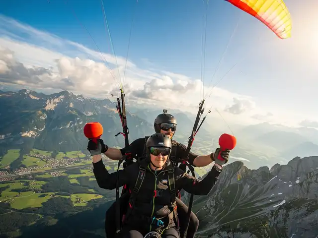 Tandemflug Hochfelln - der Chiemgau