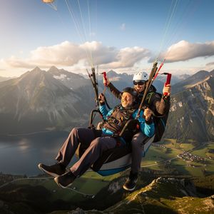 Tandemflug Spitzingsee - der Spitzingsee