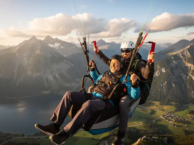 Tandemflug Spitzingsee - der Spitzingsee